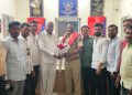 मंद्रूप पोलीस स्टेशनच्या नूतन पोलीस निरीक्षकांचा जंगी सत्कार; भाजप नेते हणमंतराव कुलकर्णी यांच्या हस्ते गौरव