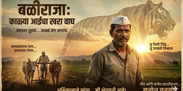 ​ज्याच्या कष्टावर अख्खं जग जगतंय… माझा शेतकरी राजा ! New Song |