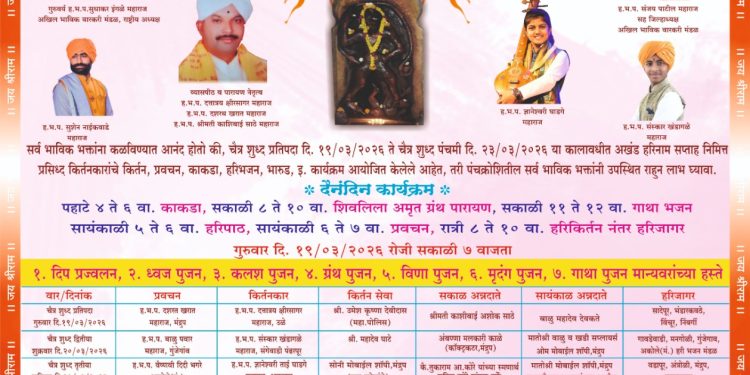 अखंड हरिनाम सप्ताह व श्रीशिवलीलामृत ग्रंथ पारायण सोहळा – मंद्रुप २०२६